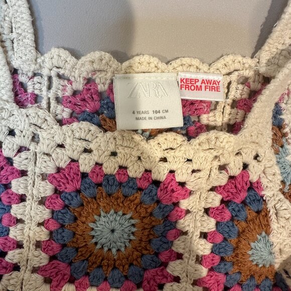 Zara Knit Girls Top Size 4 Years - Picture 3 of 3